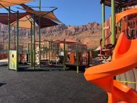 Moab's 8 pickleball courts and a new 11,000-square-foot playground are open at the Old Spanish Trail Arena
