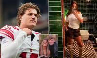 JJ McCarthy's jubilant wife celebrates Giants QB after he led New York to victory over Texans in first start