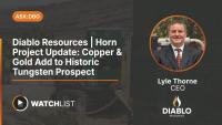 Diablo Resources: Copper and Gold add new potential at Utah Tungsten Prospect