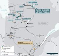 Li-FT Announces First Results from Summer Drill Program at the Adina-Galinée Lithium Project, Quebec  