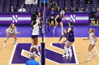 Volleyball: Stillwell a bright spot as Northwestern swept by Michigan