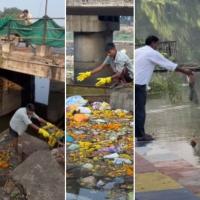 ‘Uncle’ throws garbage ‘over’ Bittu Tabahi during Ajnar river cleanup, Internet says ‘we lack civic sense, empathy’