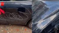 Man finds a brand-new car scratched overnight outside his home; viral post sparks debate over jealousy