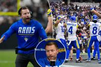 Sean McVay delivers best coaching performance of season as Rams beat Raiders, revive playoff hopes