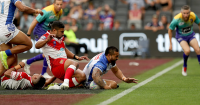 Samoa conquers Tonga, two wins away from World Cup glory