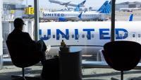 United Airlines flight entered lockdown after crew spotted text to 'hijack the aircraft'