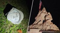 Man accused of damaging Iwo Jima statue might have mental health issues, police say
