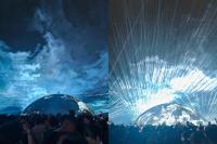 Ye (Kanye West) struggles with sound issues at Jakarta’s Gelora Bung Karno Main Stadium