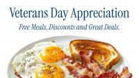 2026 Veterans Day discounts, free meals and other retail offers
