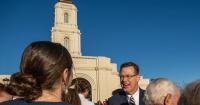 Leaders of The Church of Jesus Christ of Latter-day Saints dedicate Wyoming Temple, schedule Lehi groundbreaking