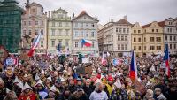 Thousands Rally in Prague Over Public Media Funding Bill