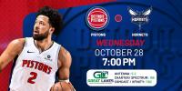 Great Lakes Sports & Entertainment Network to air Pistons-Hornets Wednesday