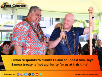 Luxon responds to claims La’auli snubbed him, says Samoa treaty is ‘not a priority for us at this time’