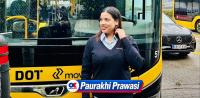 How a Nepali woman found her place behind the wheel of a Danish bus