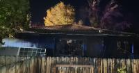 Firefighters in Carson City put out fire along Kitchen Drive