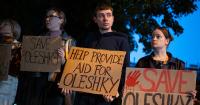 Ukraine and Russia ceasefire begins in 'starving' town where thousands are stranded