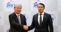Kyrgyz speaker holds talks with JICA president