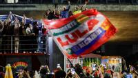 Brazil stocks, real tumble after Lula win