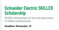 Schneider Electric, SKILLED Nation Offer Scholarships for Tech Training