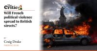 Will French political violence spread to British streets?
