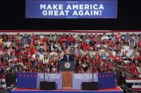 Trump campaigns in Mississippi