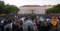 Portugal’s Parliament debates government spending plans as housing protests swell