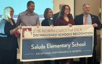 Saluda Elementary honored as North Carolina ESEA Distinguished School