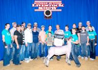 Cole Flower wins Grand Champion Market Lamb and other honors at Kansas Junior Livestock Show