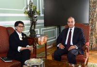 Egypt’s FM discusses water security, development financing with UN, EIB officials