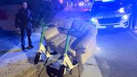 Two electric scooters, one couch, and a safety warning from North Carolina police
