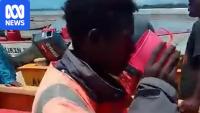 Kiribati fishermen find man alone, dehydrated and lost at sea