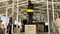 Work nears completion on pavilion honoring Arkansas music legends