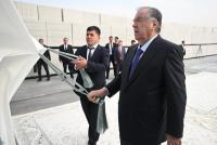 President Emomali Rahmon Inaugurates Eco Block Manufacturing Plant in Dushanbe