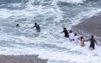 Heroic human chain rescue: Woman swept out to sea in Galicia
