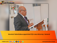 Sevuloni Valenitabua appointed Fiji’s new Attorney- General