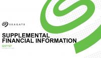 (PR) Seagate Technology Reports Fiscal FQ1 2027 Financial Results
