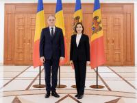VIDEO // Moldovan president has meeting with Romanian PM