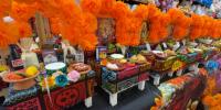 Las Vegas flower shop supplies customers building Dia de los Muertos altars
