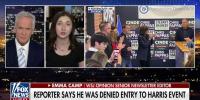 New Hampshire reporter claims he was denied entry to Kamala Harris event