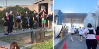 California half marathoners return from race to find their cars gone