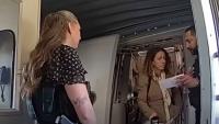 Moment Florida mom is arrested on plane for 'leaving 4 kids home alone to go to Vegas'