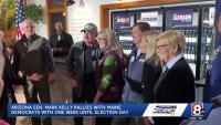 Swing state Sen. Mark Kelly rallies with Troy Jackson, Maine Democrats one week before Election Day