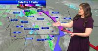 Scattered areas of rain and snow across Montana