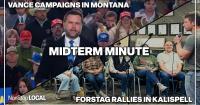 Vance in Montana, Forstag Rallies in Kalispell | Midterm Minute for Oct. 27, 2026