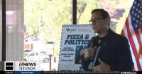 Nevada Secretary of State Francisco Aguilar speaks to college students on the importance of voting
