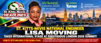 ST. KITTS-NEVIS NATIONAL ENGINEER LISA MOVING TAKES INTERNATIONAL STAGE AT PRESTIGIOUS LONDON 2026 SUMMIT!