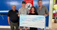 Rep. Marissa Flores donates $2,000 to NMI Crime Stoppers, urges community support