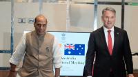 Rajnath Singh Holds Bilateral Talks with Australian Defence Minister