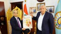 Sri Lankan Ambassador Discusses Strengthening Commercial, Tourism and Cultural Cooperation with The Governor of Marsa Matrouh, Major General Dr. Mohamed El-Zamlout