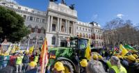 Tractor protest in Madrid today: schedules, route, closed streets and traffic impacts
